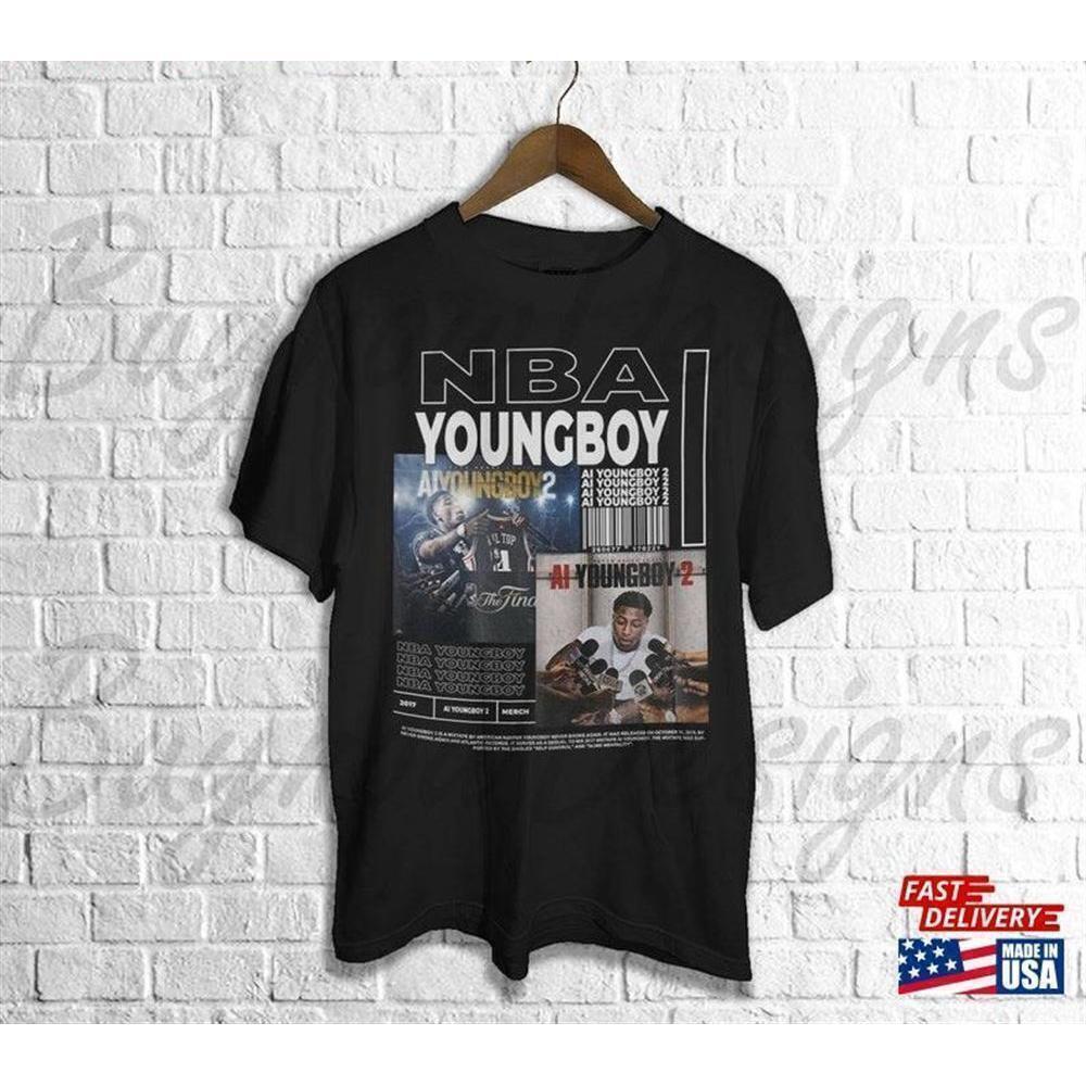 NBA YoungBoy Rapper Hip Hop Fan Graphic T-Shirt